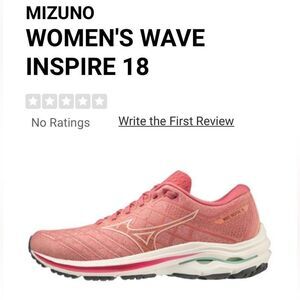 Mizuno 💫Wave Inspire 18💫Pink Running Shoes sz8